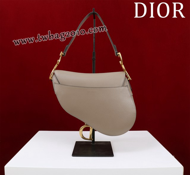 Dior专柜新款迪奥高仿原单长肩带大小号牛皮马鞍包手拎斜挎包 djfk1800